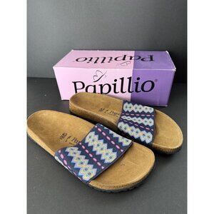 Birkenstock Papillio Belau Aztec Dark Blue Sandals EU 43 Womens US 12 Mens US 10
